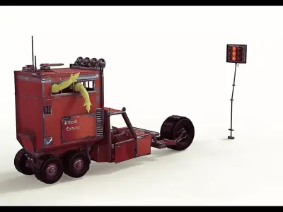 Special convoy 3D model