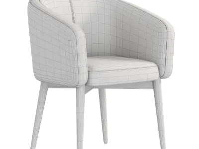 Torino designer chair 3D model