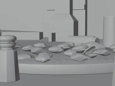 3d  Sea shell  realistic render 3D model