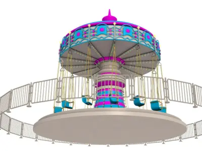 Funfair Ride 3D model