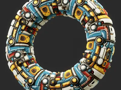 Sci-FI Seamless Texture  Texture 6