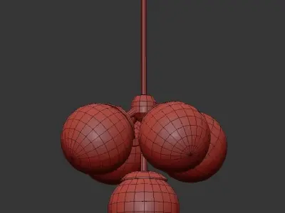 Modo Chandelier 5 3D model