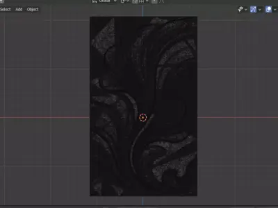 Modern floral Relief Panel Wall Decor Set STL Mural CNC 358 3D model