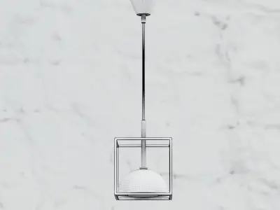Pendant Light QUATY by Romatti White 3D model