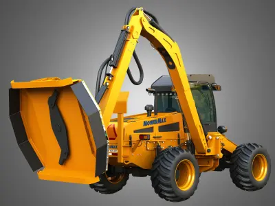 MowerMax Boom Mower 3D model