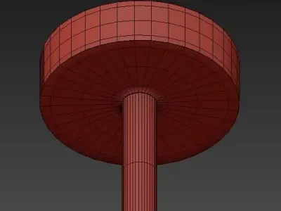 Modern Kryss Chandelier 3D model