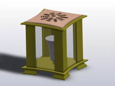 Litho Lamp 3D print model