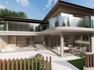 Modern House 006 3D model