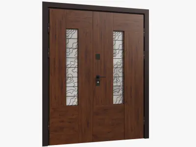 Entrance door King Size 3D model
