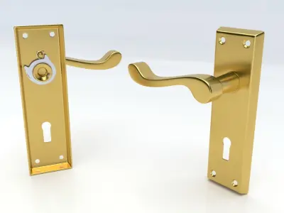 Security Furniture Pack Vol 8 - Door Security Furniture 3D model