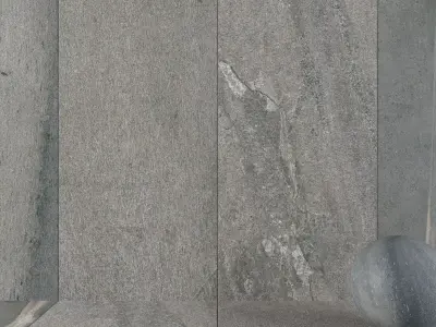 Stone Wall Tiles Santorini Fume 120x270 Set 1 Texture