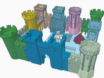 amazing castle 3D print model purchase