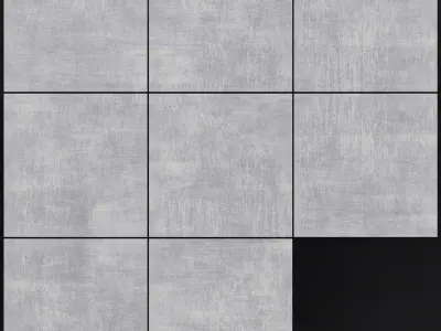 Yurtbay Seramik Cayenne Grigio 333x333 Set 2 3D model