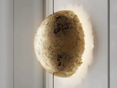 PostKrisi W 21 wall Light from Catellani and Smith 3D model