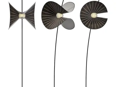 roche bobois mariposa floor lamp 3D model