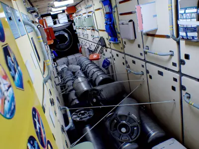 Space Station Interior Module 1 3D model
