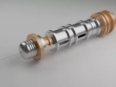 Dune Hunter Seeker syringe for 3D printing 3D print model