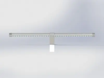 Light-diode lamp Low-poly 3D model