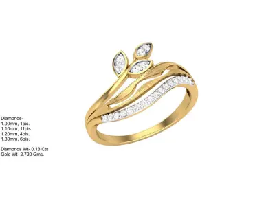 Delicate Ring - 7 3D print model
