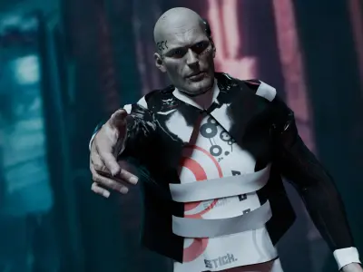Stylized Sci-Fi Male for Games and Movies - Fully Rigged 3D model