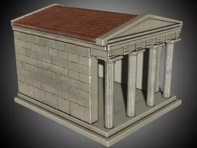 Ancient Greek Temple Free 3D print model purchase