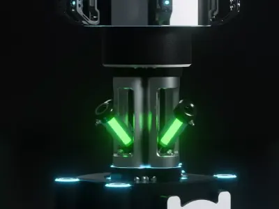 Sci-fi- Animated Medikit 3D model