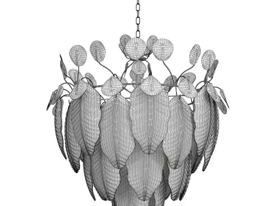 FELICIA chandelier Low-poly 3D model