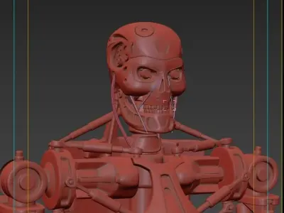 Terminator T800 Corona  3D model