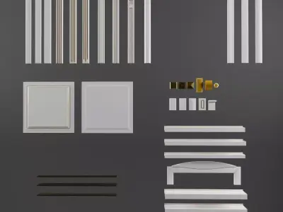 Decorative elements 3D model