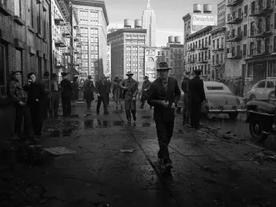 Film Noir Street Crowd Modular Character Asset Pack 3D model