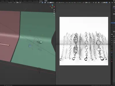 Blender Chain Generator  Free  Free 3D model