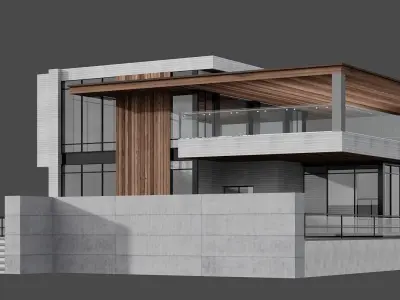 MODERN HOUSE NO19 A 3D model
