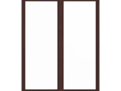 Wooden Window 06 3D model