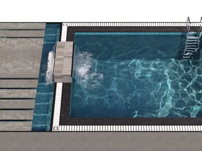 SWIMMING POOL NO35 A 3D model
