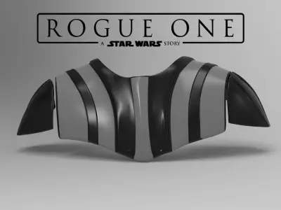 R1 VADER MANTLE SHOULDER ARMOR 3D model