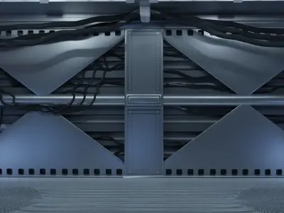 Spaceship room 3D model