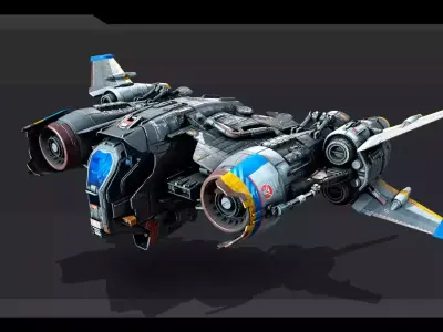 Smuggler Starcraft  Low-poly 3D model