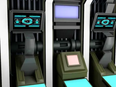 Sci Fi Corridor 3D model