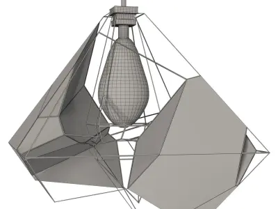 Voronoi lamp 3D model