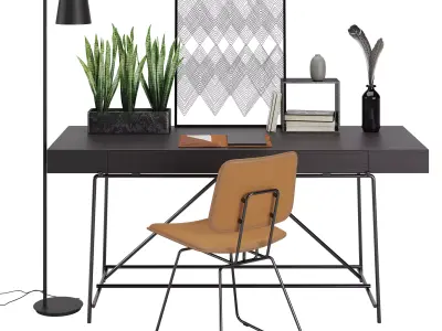 Workplace 02 3D model