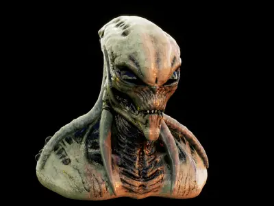 Alien 3D model 14