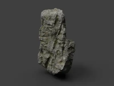 Rock 3-7 Low-poly 3D model