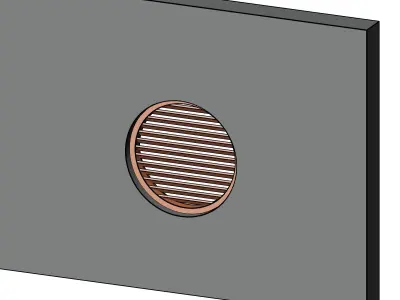 Round window 3D model