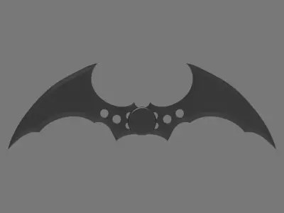 Batarang Arkham Asylum 3D print model