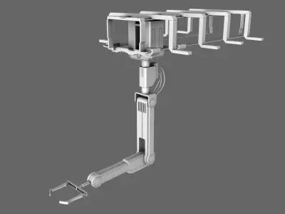 Sci Fi Lab Arm 3D model