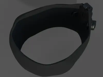Gas mask respirator scifi futuristic 3d  Low-poly 3D model shop