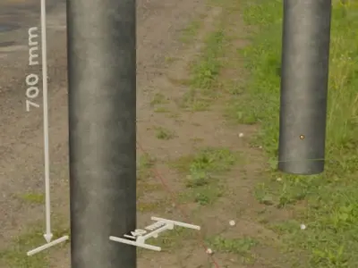 Groundwater monitoring wells version 1 and 2 3D Model Pack