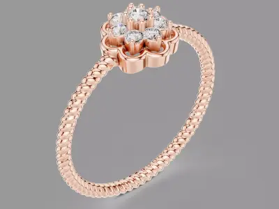 Light Diamond Ring 3D print model