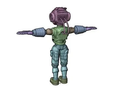 Humanoid Robot 3D model order