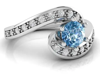 Tension engagement ring 3D print model